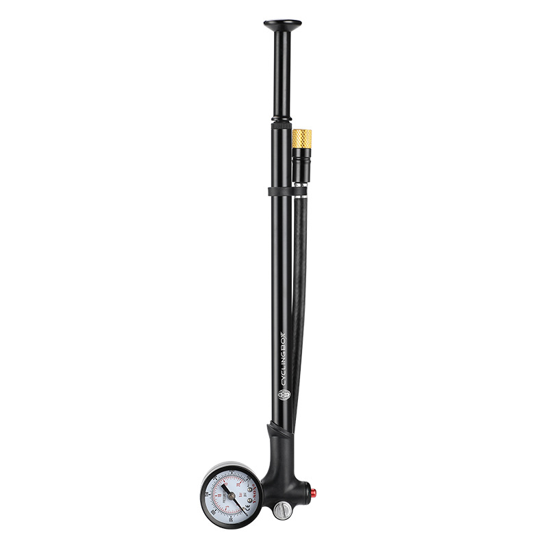 

Cyclingbox BG-1611 MTB Roadbike Stoßdämpfer Vordergabel Pumpe Fahrrad Fahrrad-zyklus-reifenentzündung Mit Druckmessgerät