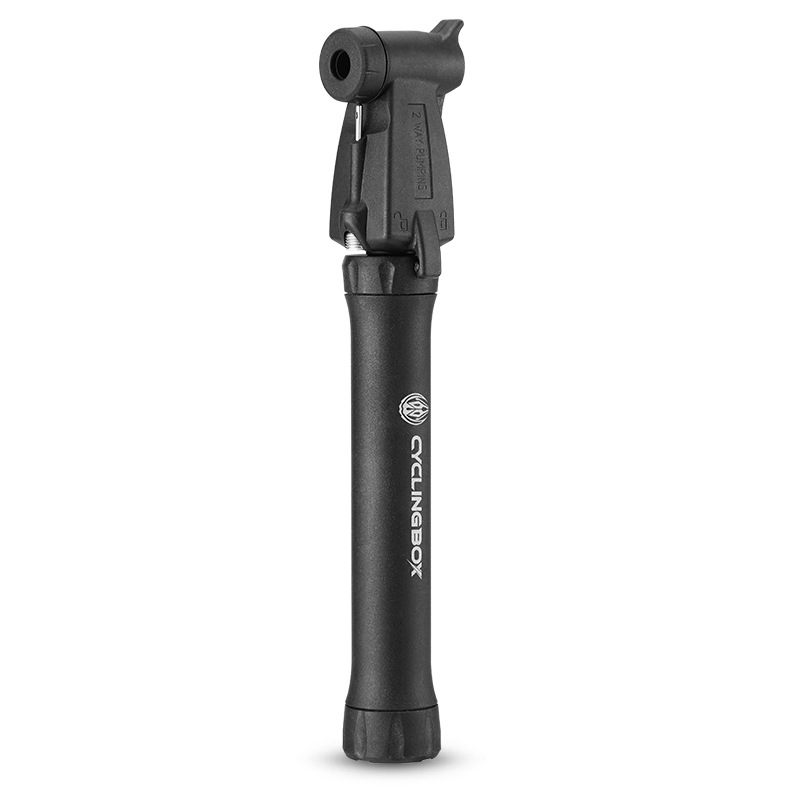 

Cyclingbox BG-1680 80psi Tragbares Mini-fahrradluftpumpe Schrader Presta Ventilreiz Reifenflator Ohne Klammer - Schwarz
