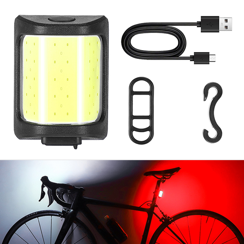 

Westbimer Yp0701344 Superhelles Fahrrad Cob Light Light Bicycle Cycling Warning Hecklampe - Weiss