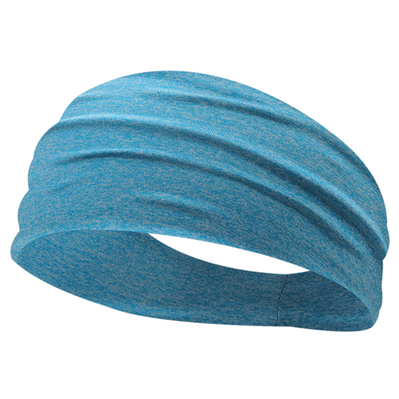 

B85 Yoga Stirnband Sport Elastic Schweiß Absorbierende Breite Bandana Männer Frauen Lauf Fitness Haarband - Blauer See