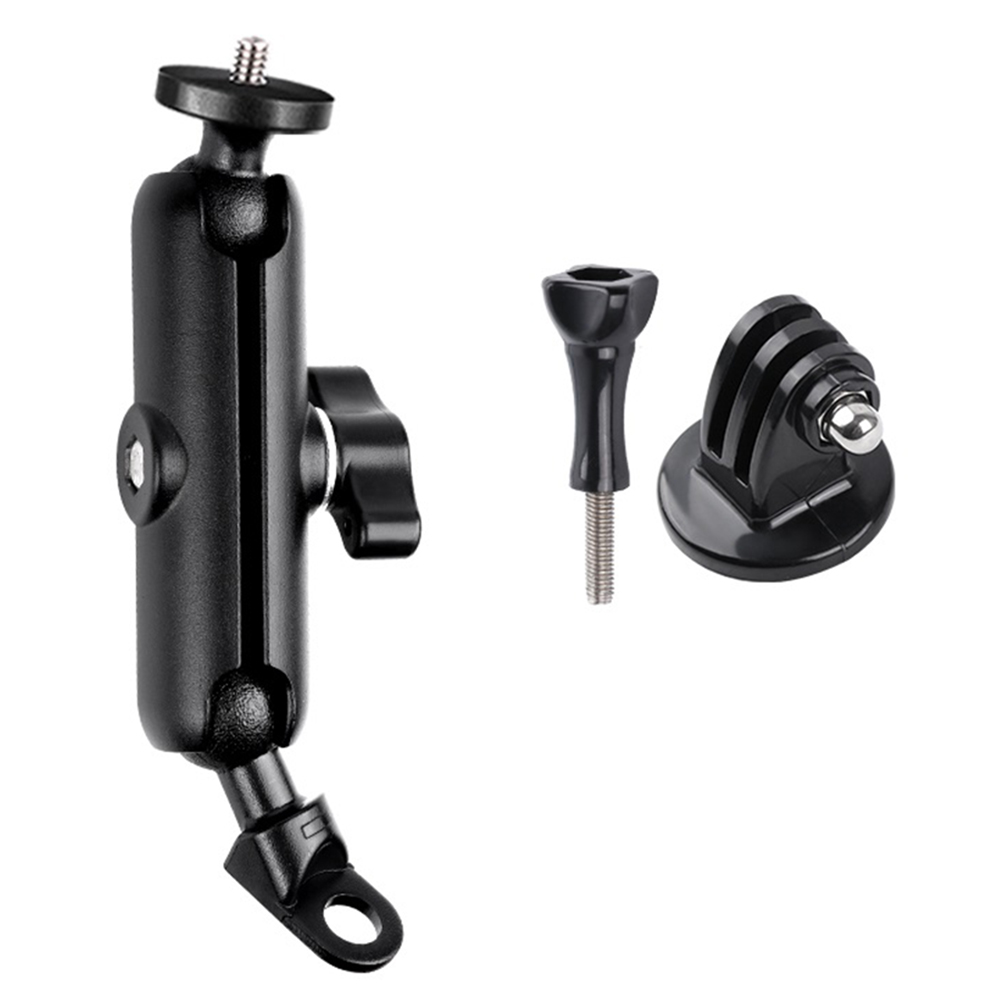 

AT1235 9,5 Cm Motorrad Rückspiegelmontage Kamerahalter Halterung Schraubadapter Set