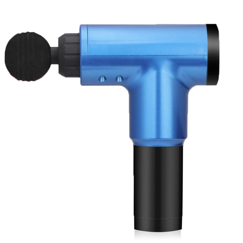 

B13 Multifunctional Massage Gun Handheld Muscle Massager with 4 Heads and a Storage Box - Blue/US Plug