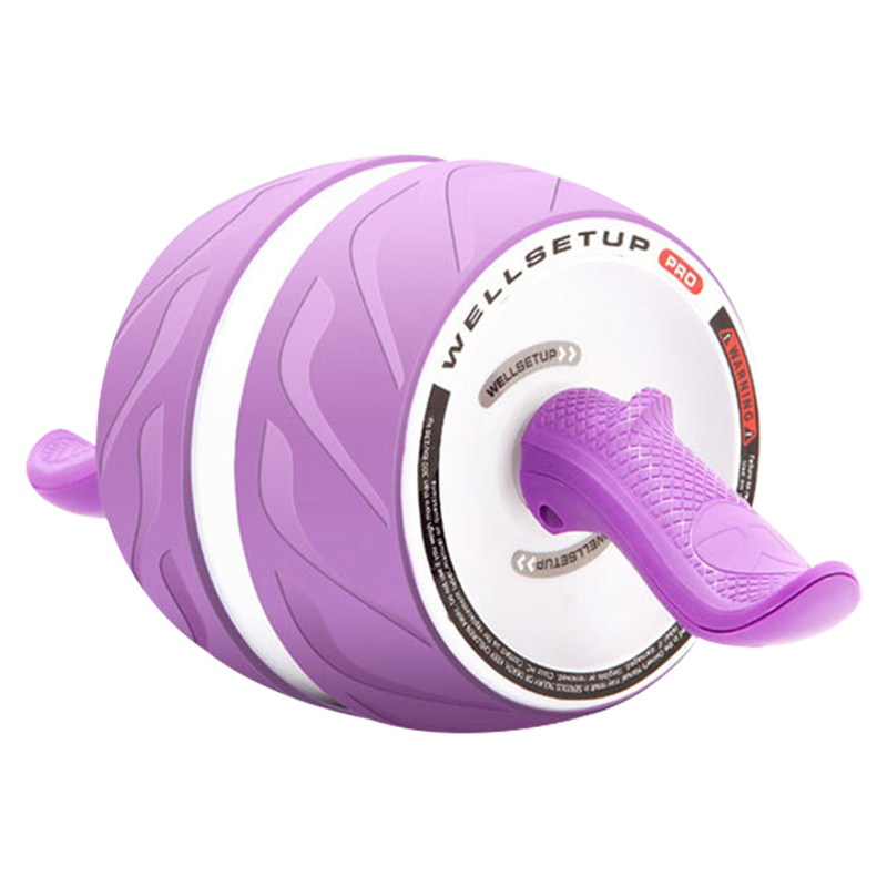 

Automatische Rebounds Abdominalmuskel Trainer ab Roller Bauchrad Ohne Rauschen Home Training Fitnessgeräte Ausrüstung - Weiss / Lila