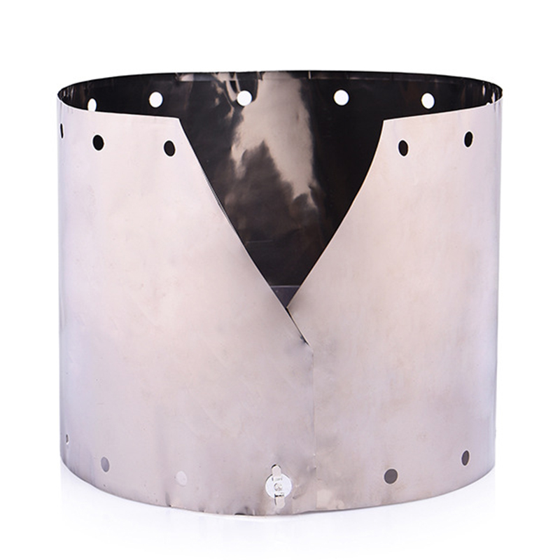 

Wssp-005s Campingofen Windschutzscheibe Ultra-dünner Titanwindbildschirm Windschutzplatte, Größe S
