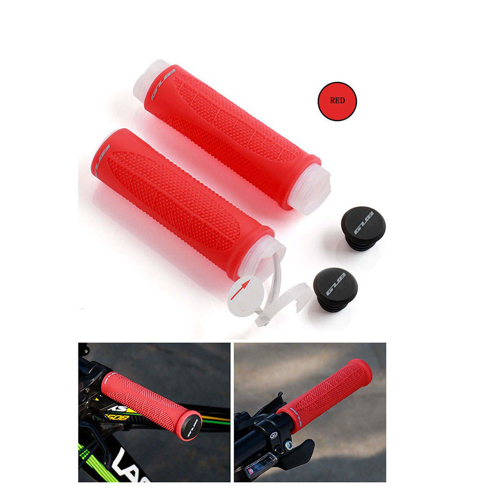 

GUB G-603 Radfahren Fahrrad Anti-Rutsch-Silikongriffe MTB Mountainbike-Lenkergriffe Griffe - Rot