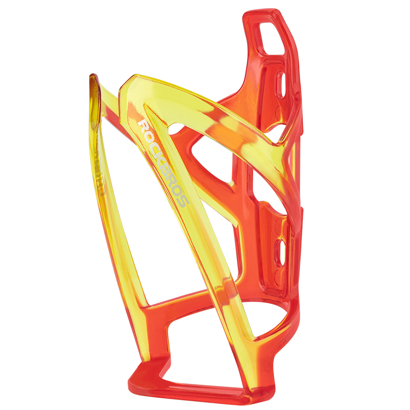 

Rockbros 31210007001 Stylish Bicycle Cycling Plastikwasserflasche Cage MTB Road Bike Flaschenhalter Rack - Gelb Rot