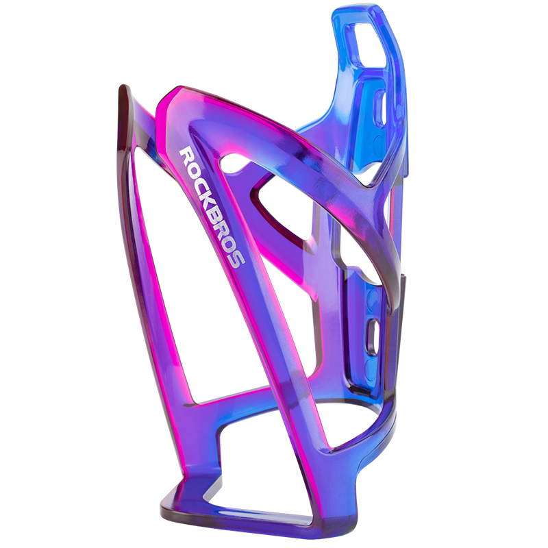 

Rockbros 31210007001 Stylish Bicycle Cycling Plastikwasserflasche Cage MTB Road Bike Flaschenhalter Rack - Blau Lila