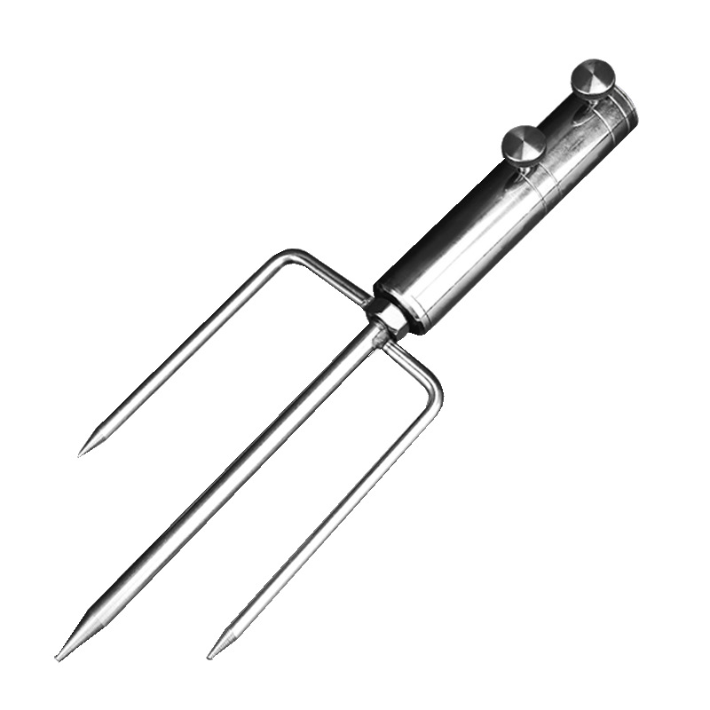 

36 cm Edelstahl Parasolhalter Ground Spike Fishing Regenschirm Stand Für Strandgarten Rasen