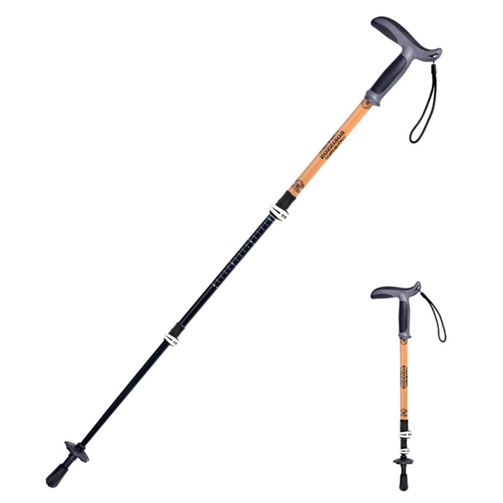 

Rebornsun RBQY0623 Rucksacker Carbonfaser-trekking-pol Camping 3-sektion 51-100 cm Outdoor Walking Stick - Gold