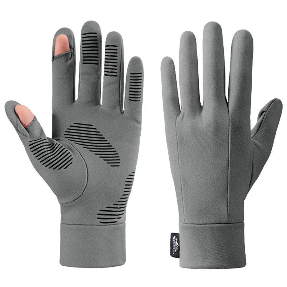 

Golovejoy DB72 Ein Paar Herren Winterradhandschuhe Wärme Handwärmer Mit Flip -daumenabdeckung, um Den Telefonbildschirm zu Berühren - Grau / M