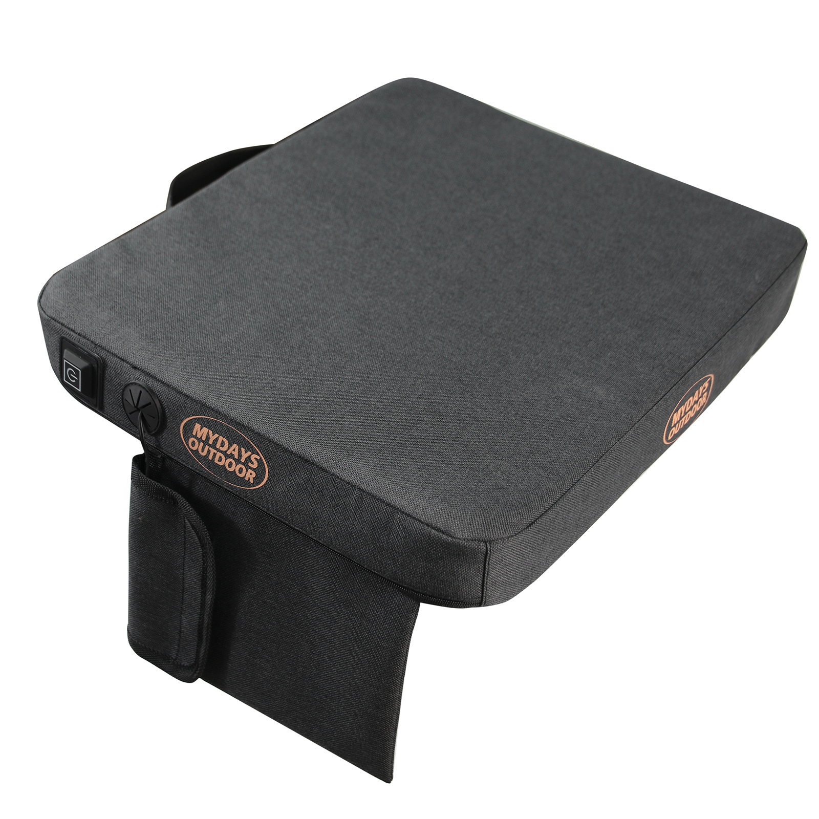 

Mydays Outdoor Beheizte Sitzkissen 3 -modus Einstellbarer USB -antriebssitzpolster Zum Campen, Fischen (Power Bank Nicht Enthalten)