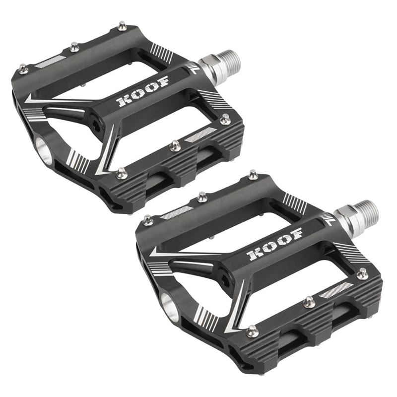 

Koof XT-T007 Ein Paar Aluminium-legierungspedallager Breites Gesicht Pedal du Lagerwelle Fahrrad Pedal Mtb-zykluszubehör