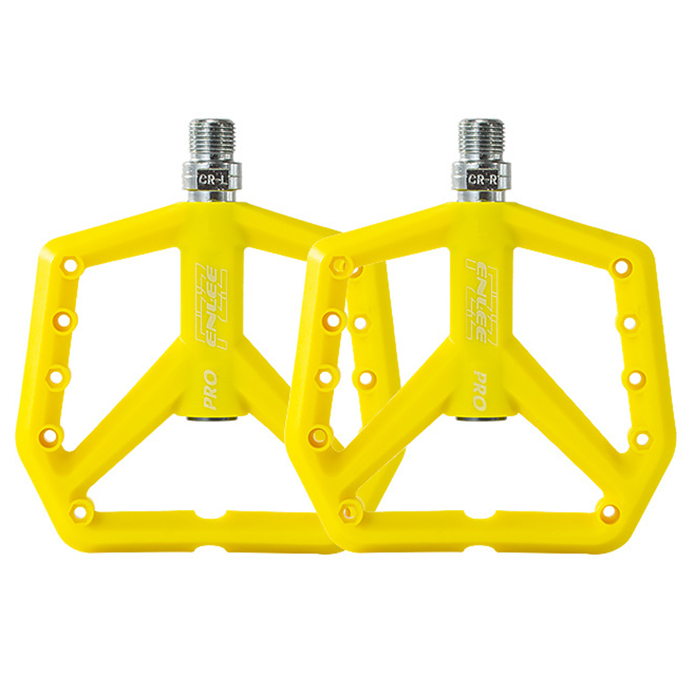 

Enlee F228-pro Ein Paar Nylon-pedallager du Lagerwelle Fahrrad Pedal MTB Cycling Accessoires - Gelb