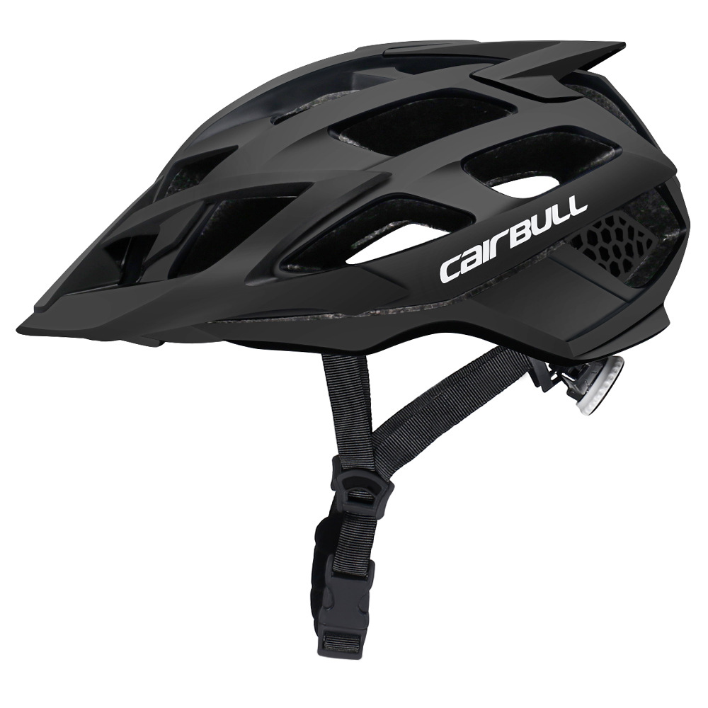 

Cairbull CB-12 Mountain Road Bicycle Helm PC+EPS Road Cycling-helm Mit Abnehmbarem Visier - Schwarz / Größe L