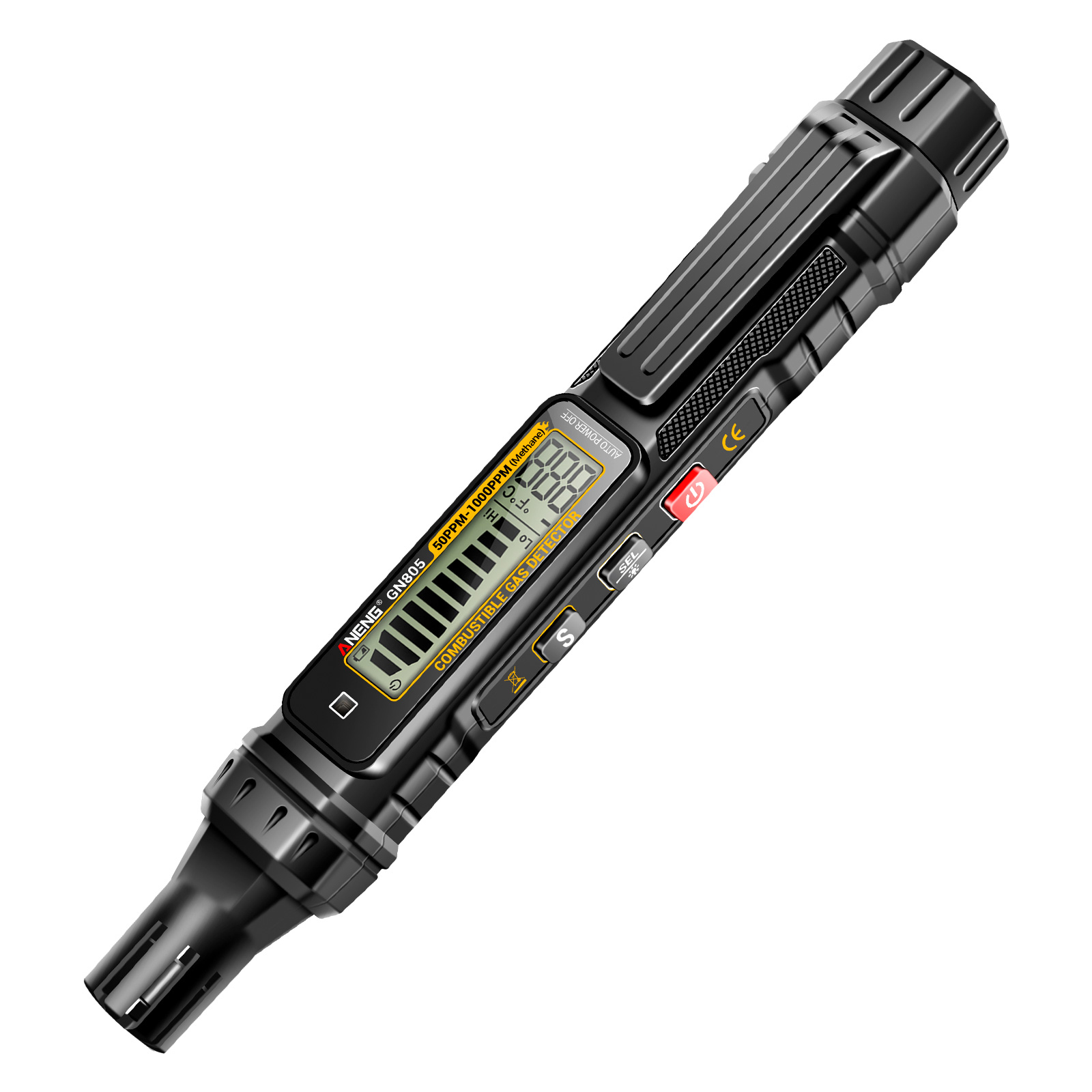 ANENG GN805 LCD Screen Combustible Gas Detector Sound Light Alarm Gas Leakage Tester