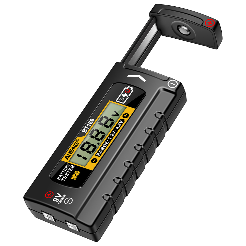 ANENG BT169 Battery Power Tester Digital Display AA AAA Lithium Battery Voltage Tester
