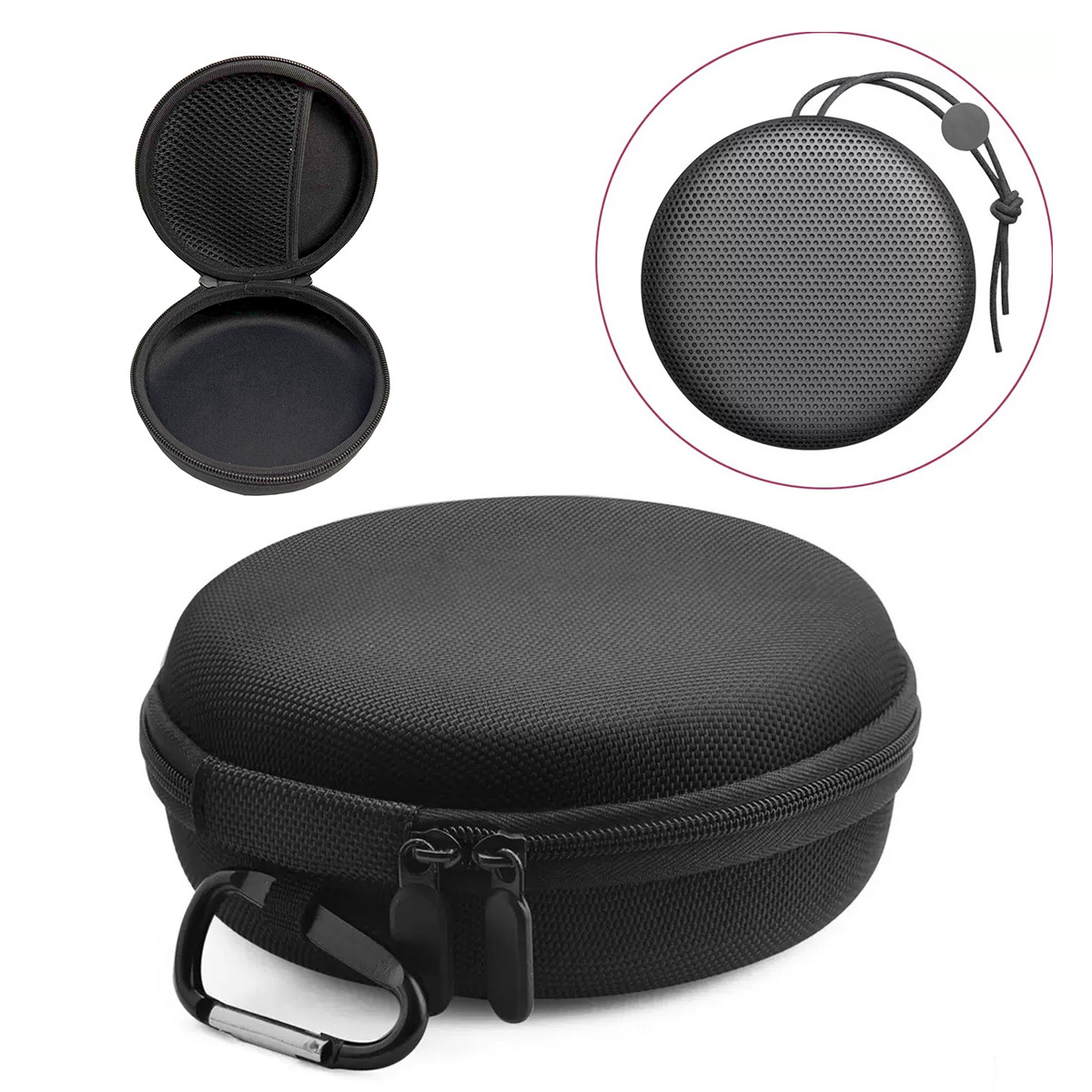 For Bang Olufsen Beosound A1 3rd  /  2nd  /  1st Gen Bluetooth-Compatible Speaker Protective Case Portable Storage Bag - Black