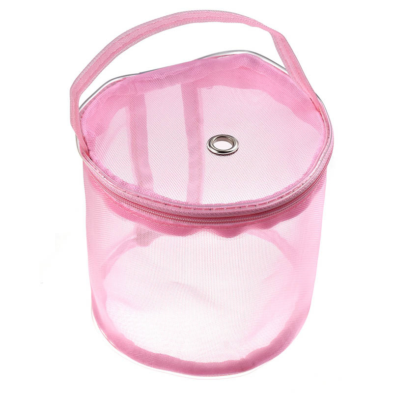 

AC044 Kleiner Größe DIY Handbeschickter Werkzeuggarn-speicher-organizer Nähzubehör Reißverschluss-schließgarnnetzbeutel Gewinde Aufbewahrung Hülle - Rosa