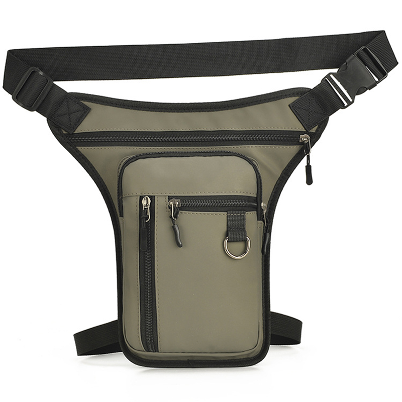 

Outdoor Sport Casual PU Leder Taillenbeutel Wasserdichte Männer Crossbody Tasche - Gold