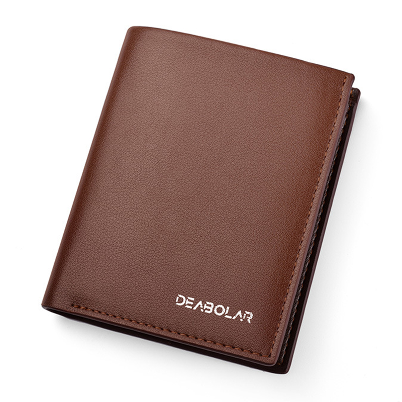 

Deabolin Große Kapazität PU Leder Brieftasche Für Männer Mehrschichtig - Kaffee / Vertikale