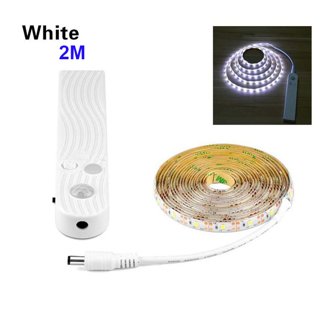 

Intelligent Wireless PIR Motion Sensor LED Strip Night light - Cool White/2M