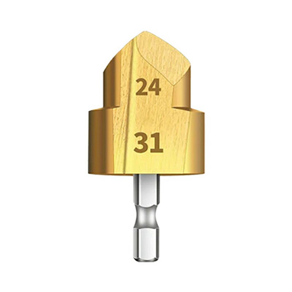 2 Flute 32mm HSS Hex Shank PPR Pipe Reamer Drill Bit Step Drill Hole Opener for Water Pipe Expansion