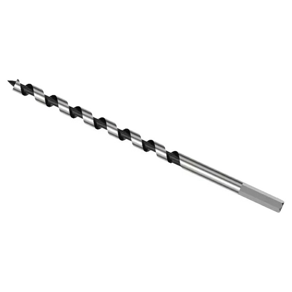 8x200mm Deep Hole Extended Auger Drill Bit Woodworking Hex Shank Bit for Electric Drill / Bench Drill