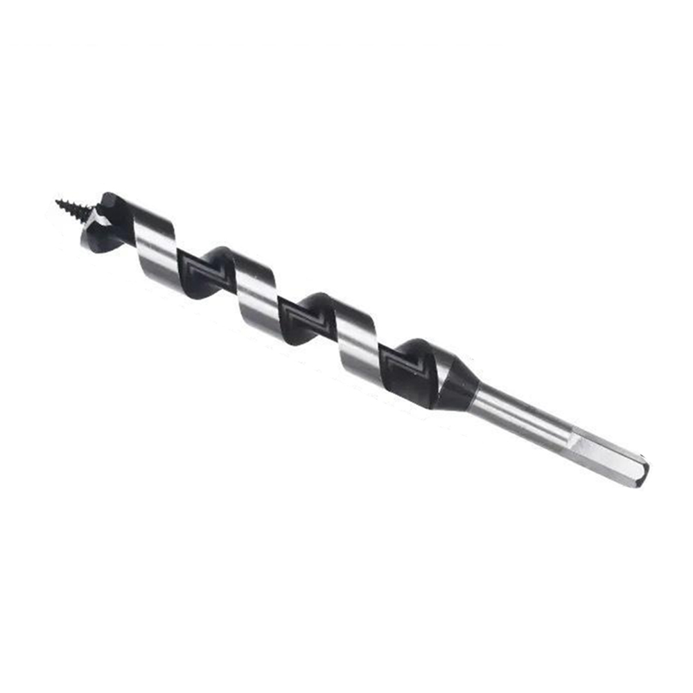 25 x 350mm Deep Hole Extended Auger Drill Bit Woodworking Hex Shank Bit for Electric Drill / Bench Drill