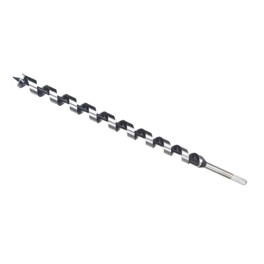 25 x 460mm Deep Hole Extended Auger Drill Bit Woodworking Hex Shank Bit for Electric Drill / Bench Drill