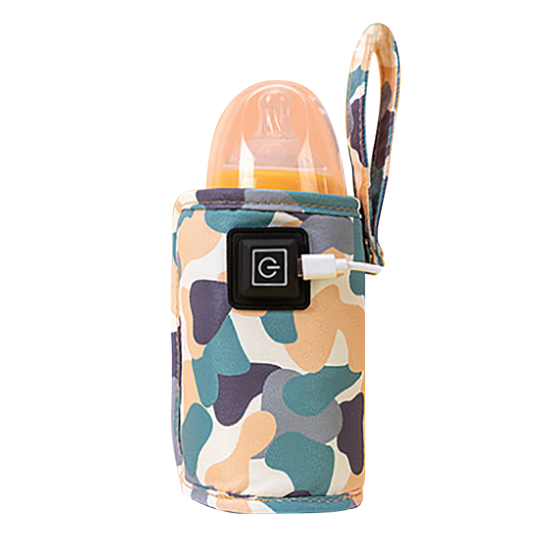 

USB Baby Flasche Elektrische Wärmer Isolierabdeckung Heizbeutel Tragbarer Isolationsbeutel Kaffeeheizung, Warmer Milchwärmer -beutel Für Den Außenbereich - Camo White