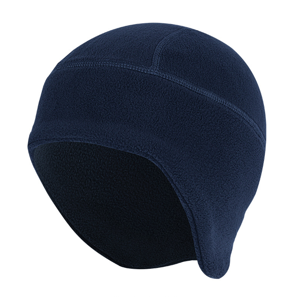 

YS-R Polyester Wärme Warmer Hut Winter Skifahren Fahrrad im Freien Sportwinddurchmesser Cap - Navy Blau