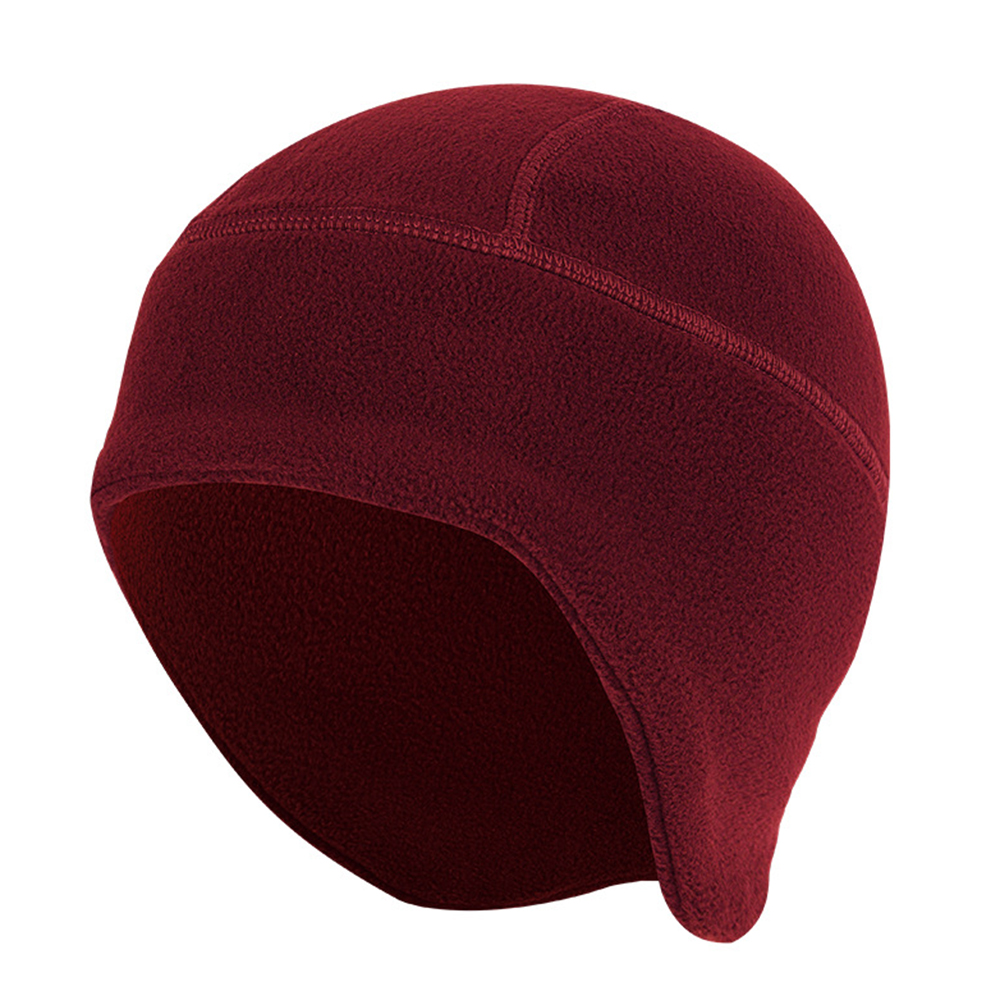 

YS-R Polyester Wärme Warmer Hut Winter Skifahren Fahrrad im Freien Sportwinddurchmesser Cap - Weinrot