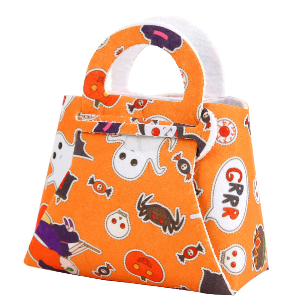 

10pcs Halloween Candy Tasche Filztuch - Ghost+candy+spinne