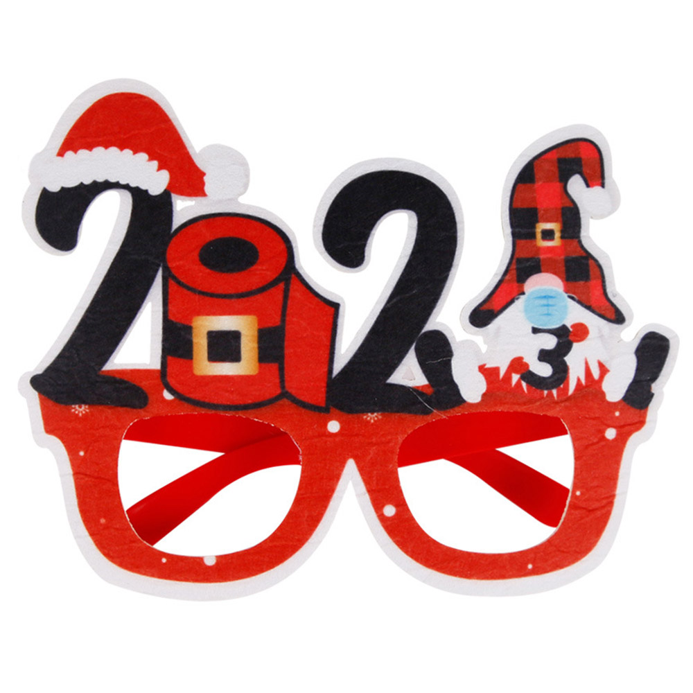

Weihnachtskinder Brille Rahmen Filz + Plastik Weihnachtsbrillen Kostüm Kostüm Party Supply - 2023 Rot