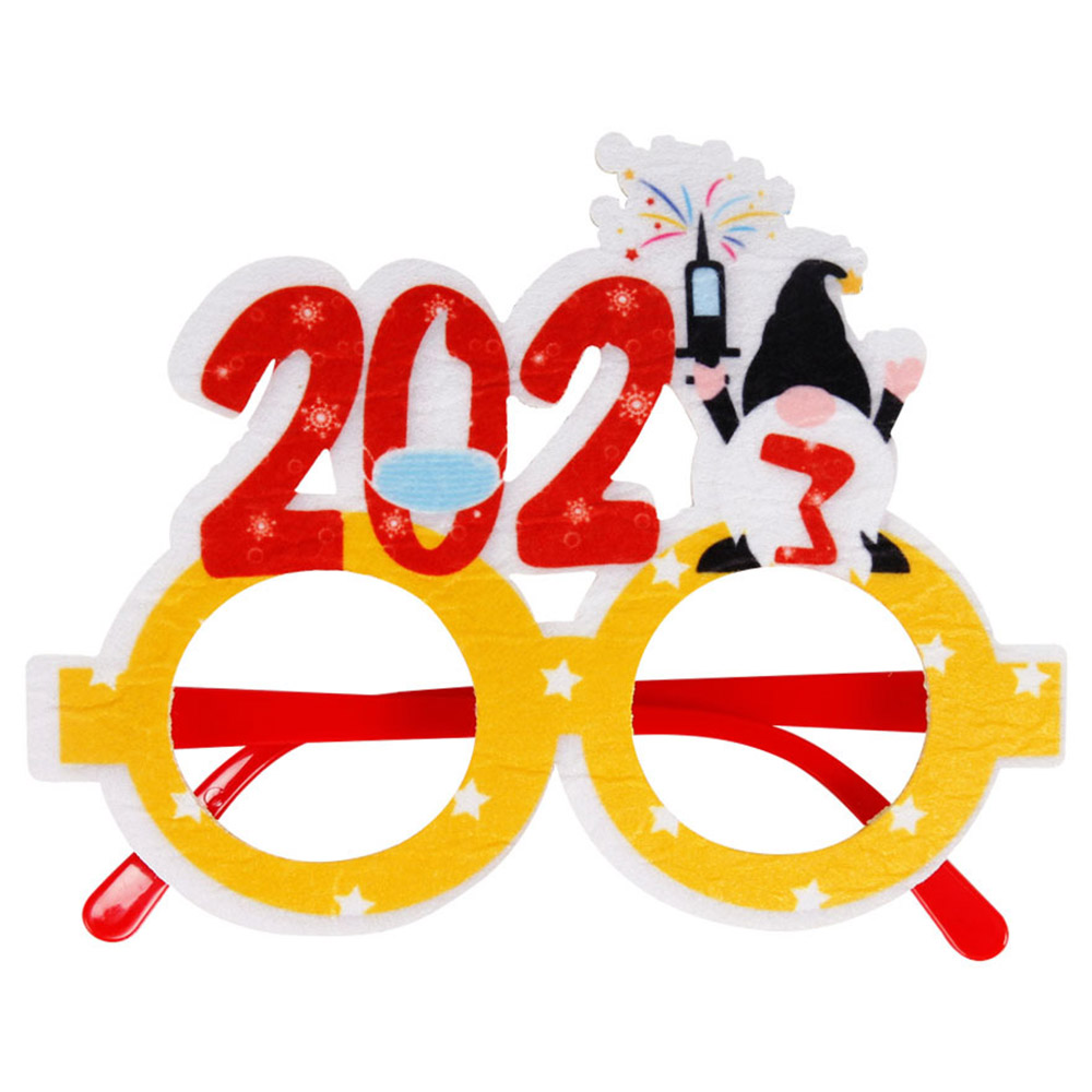 

Weihnachtskinder Brille Rahmen Filz + Plastik Weihnachtsbrillen Kostüm Kostüm Party Supply - 2023 Gelb