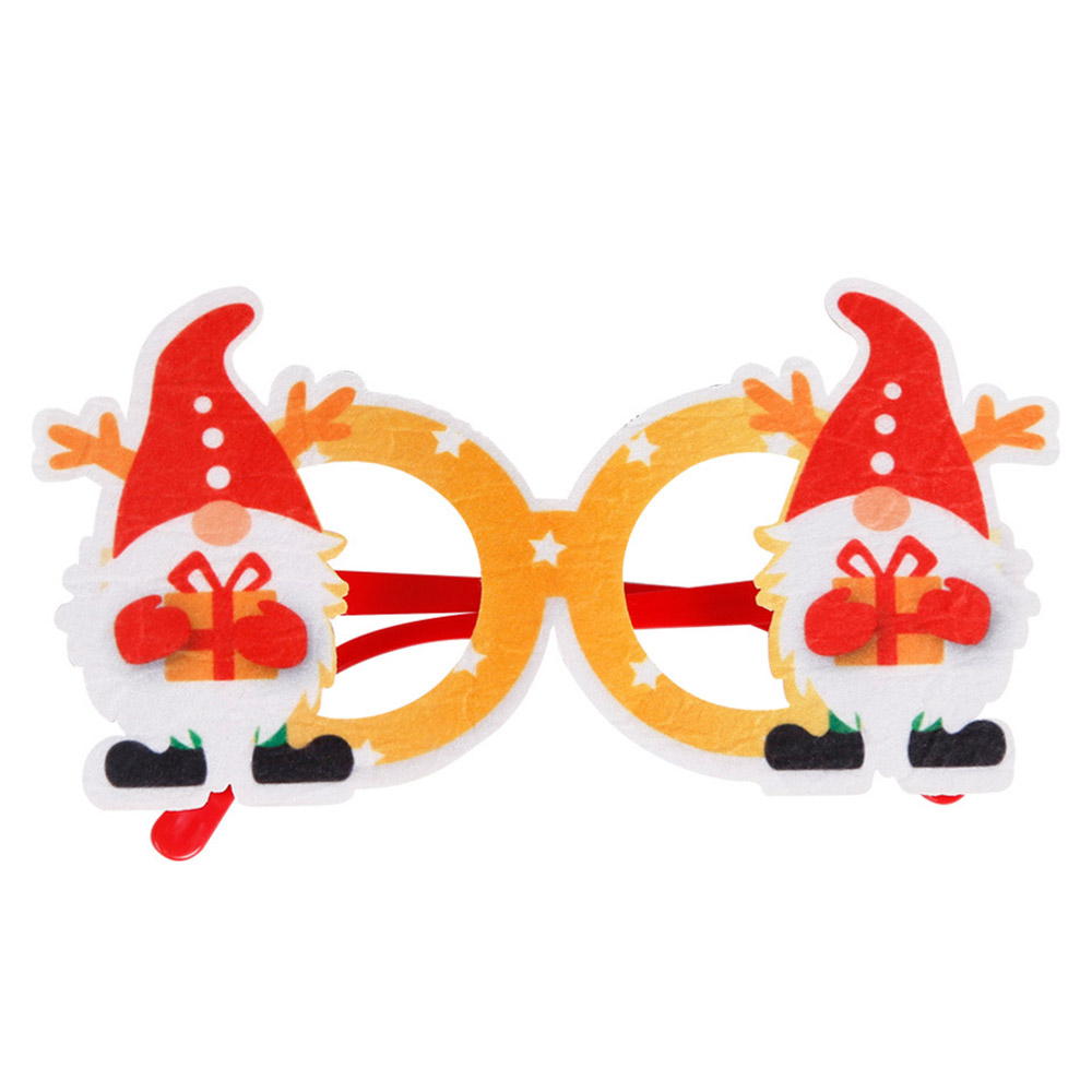 

Weihnachtskinder Brille Rahmen Filz + Plastik Weihnachtsbrillen Kostüm Kostüm Party Supply - Weihnachtsmann