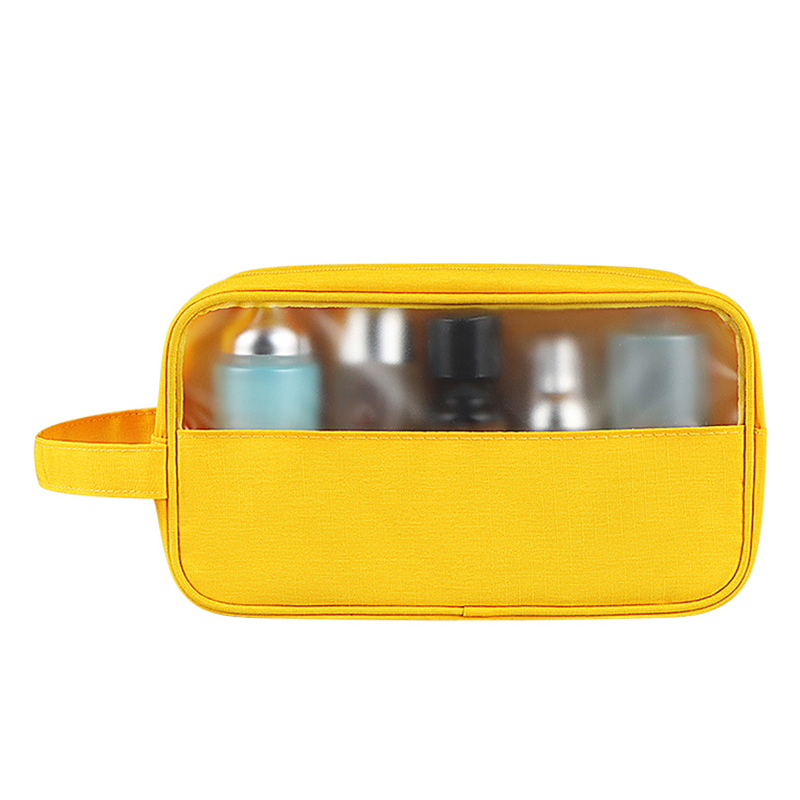

XS03 Portable Travel Waterproof Toiletry Bag Makeup Cosmetics Storage Bag - Yellow