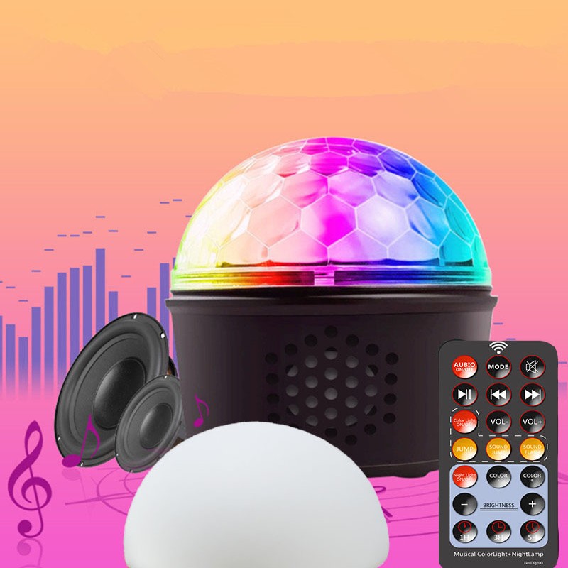 

USB Built-in Battery Remote Control LED Stage Light Sound Activated Magic Ball