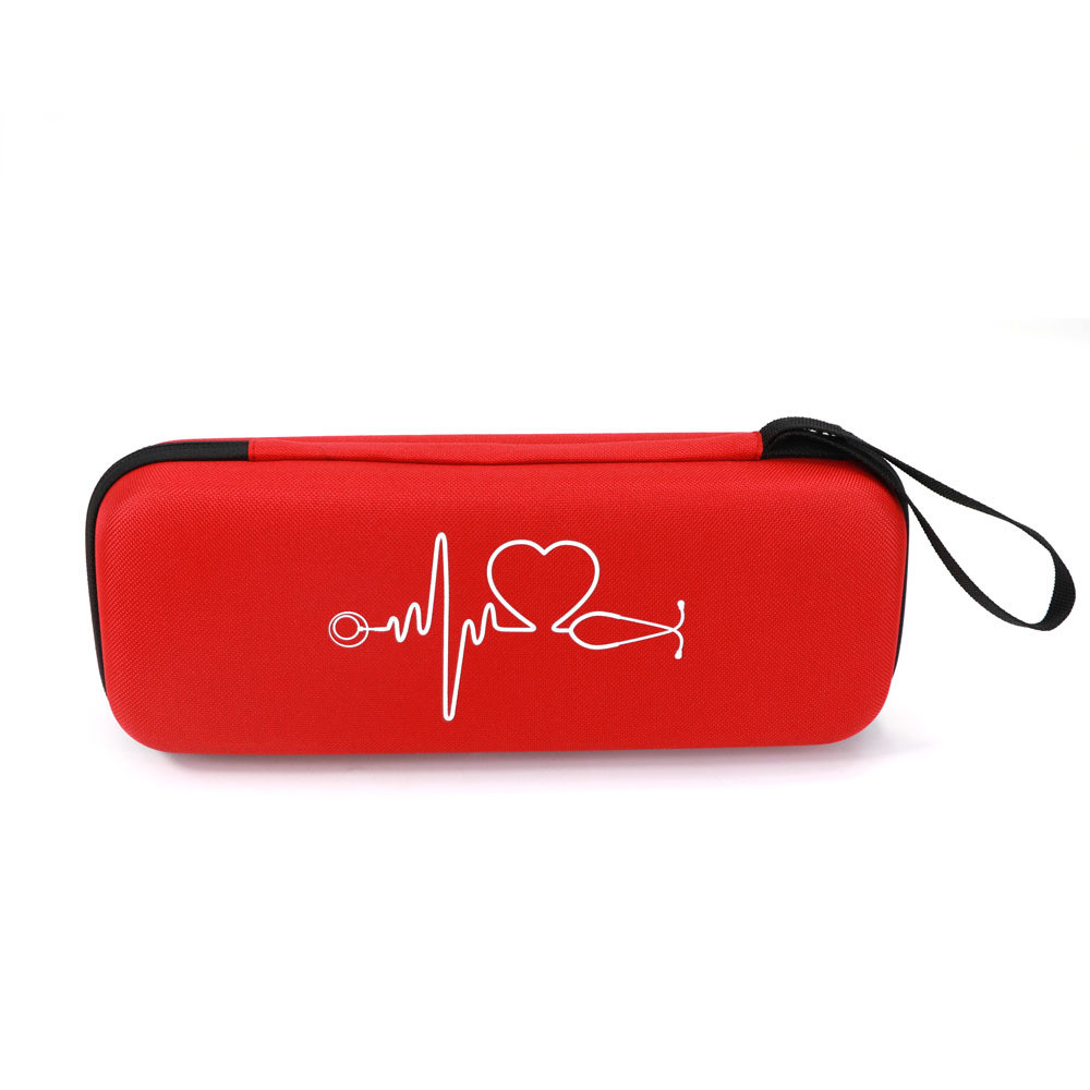 

Hard EVA Stethoscope Storage Case for 3M Littmann Classic III/Cardiology IV - Red