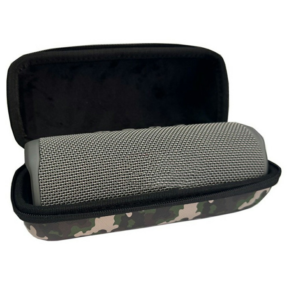 For JBL Flip 6 / 5 / 4 Storage Bag Wireless Bluetooth-compatible Speaker Protective Case Hard Shell EVA Carrying Pouch with Strap