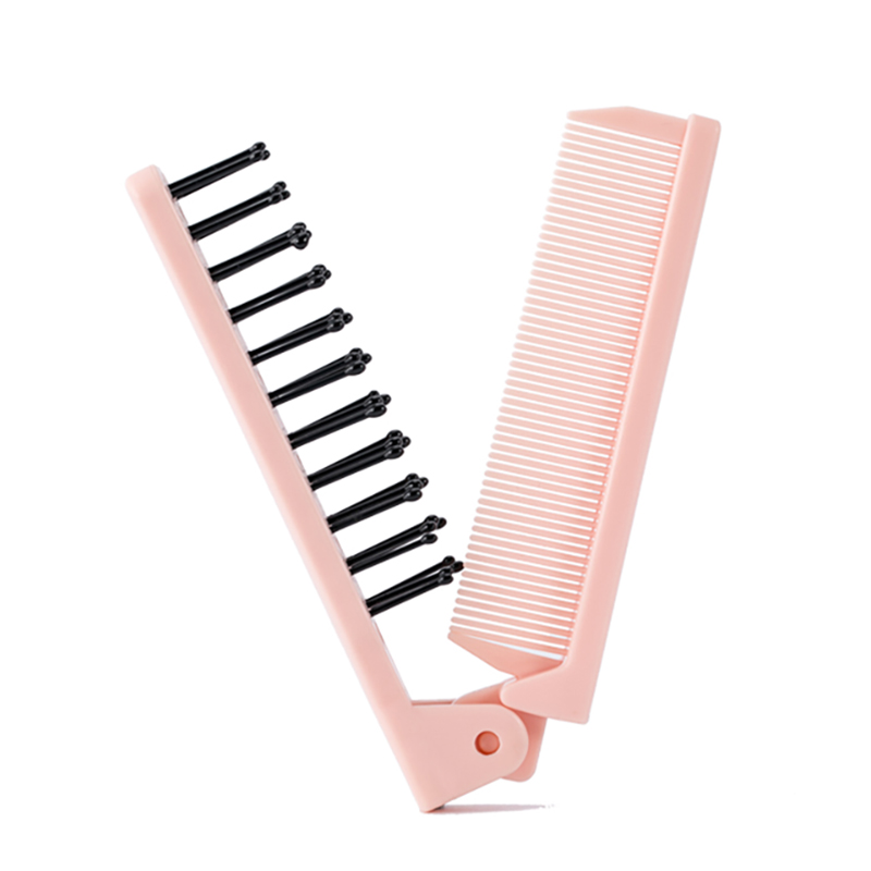 

XIAOMI YOUPIN JORDAN & JUDY HO0006 Portable Double Head Comb Pocket Folding Hair Brush - Pink