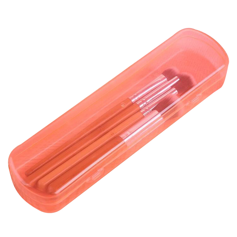 

Reise Tragbare Zahnbürsten Zahnpasta Speicherbox Transparent Kunststoff Leerer Schutzhülle - Rosa
