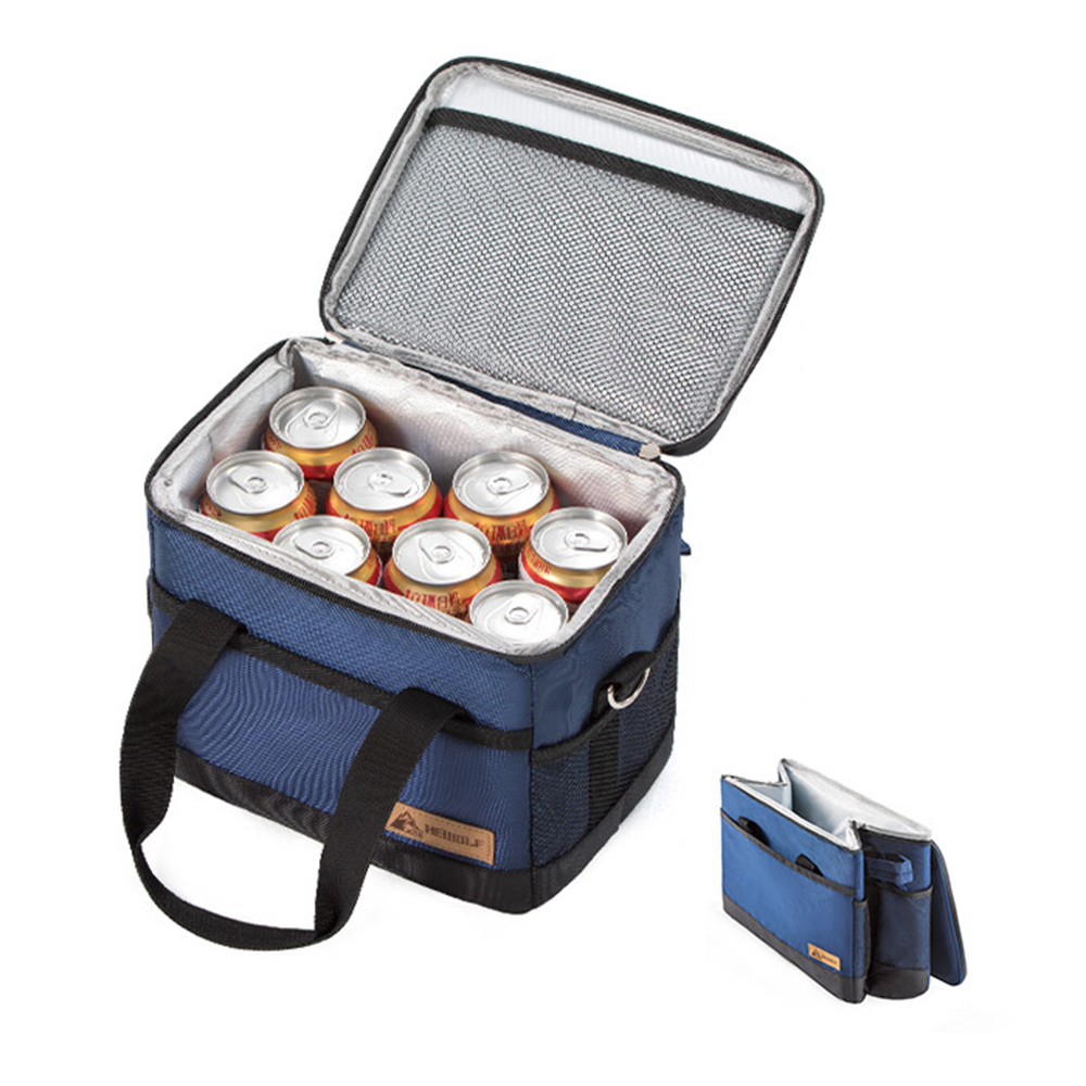 

HEWOLF 10L HW-J2054 Collapsible Cooler Bag Insulated Tote Lunch Bag for Outdoor Picnic Beach Camping