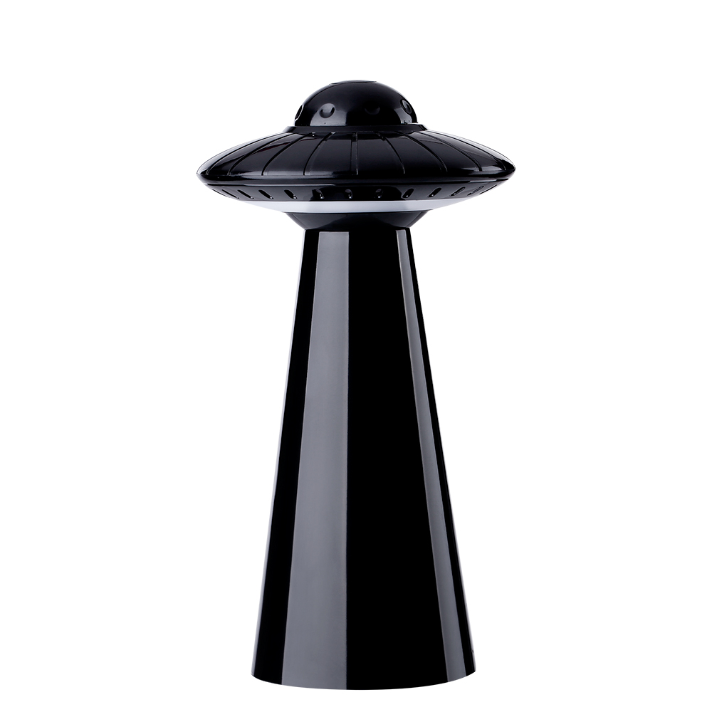 

Creative UFO Design Аккумуляторная Спальня Светодиодная Настольная Лампа Бесступенчатая DEMMING Night Light Home Decor - Чернить