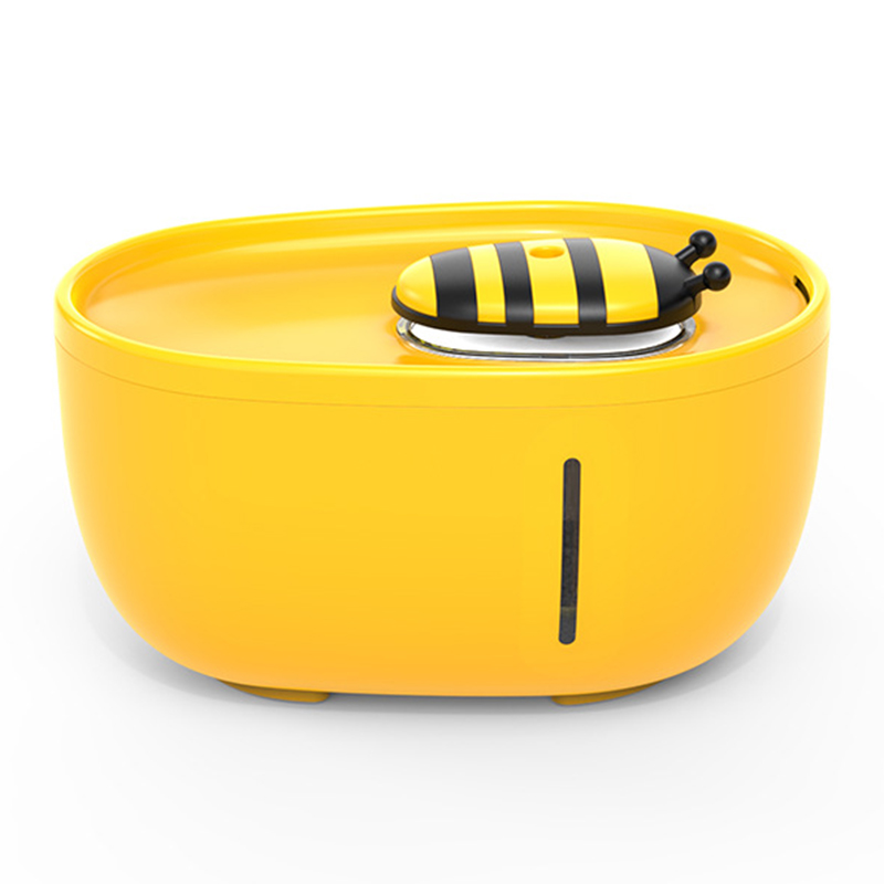 

AIWO 2L Small Bee Design Katzenwasserspender Automatischer Zirkulationsfilter Stummschaltbetrieb Haustier Wasserversorger