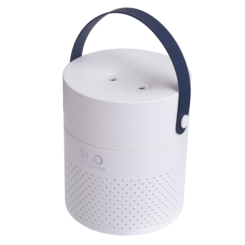 

GXZ-J628 1.1L Multi-functional Wireless Air Humidifier Aromatherapy Diffuser 4000mAh Battery Portable Essential Oil Diffuser Humidifier Support Charge Cell Phones - White