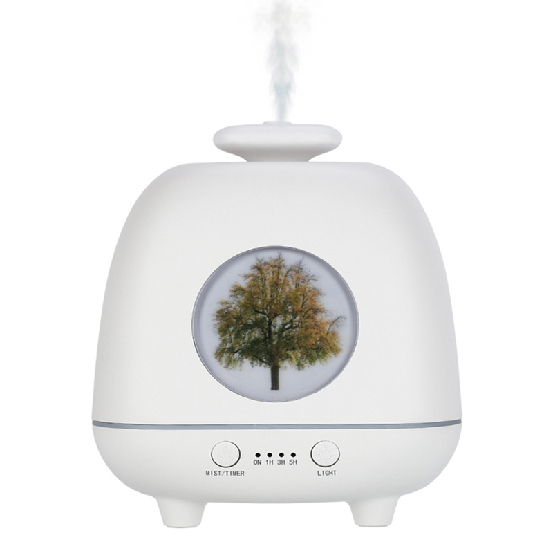 

X903 Mini Home Humidifier Night Light Mute Timing Aromatherapy Diffuser Mist Maker - White/US Plug