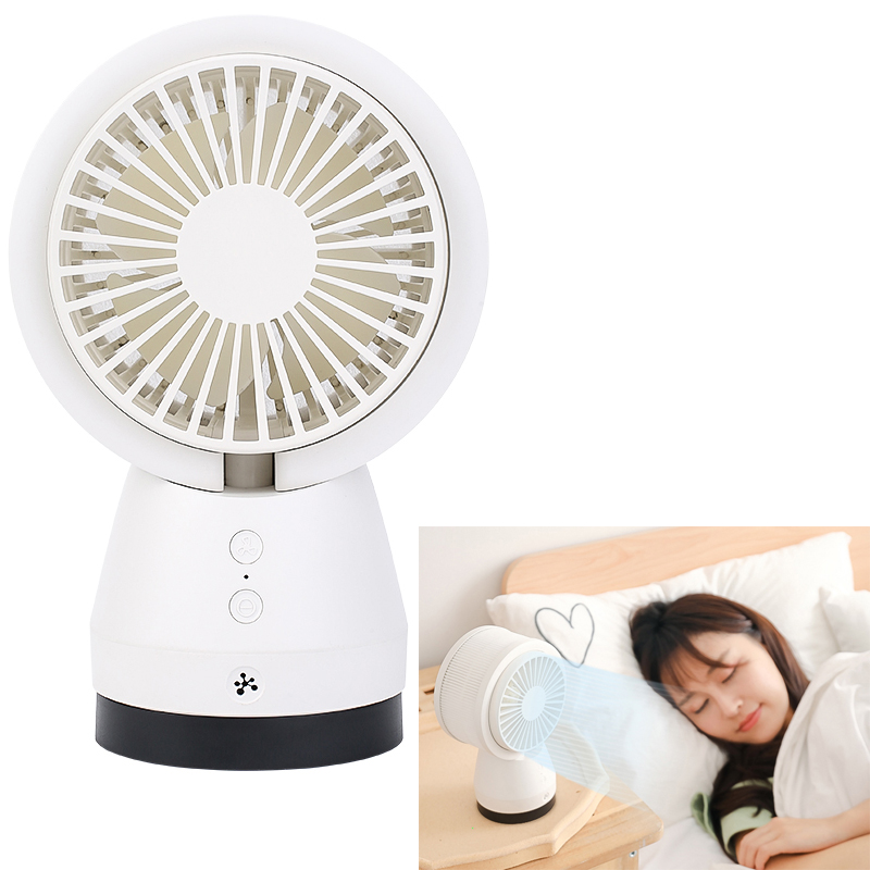 

Portable USB Mini Ultra Quiet Table Top Air Filter Purification Fan - White