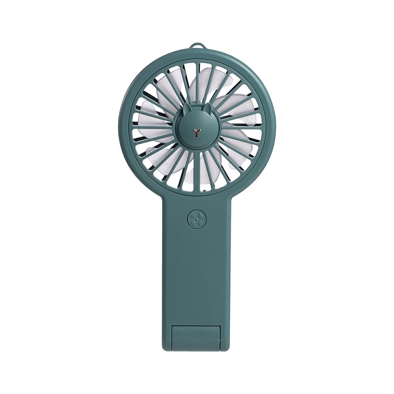

Bunny Style USB Rechargeable LED Night Light Portable Mini Fan - Dark Green