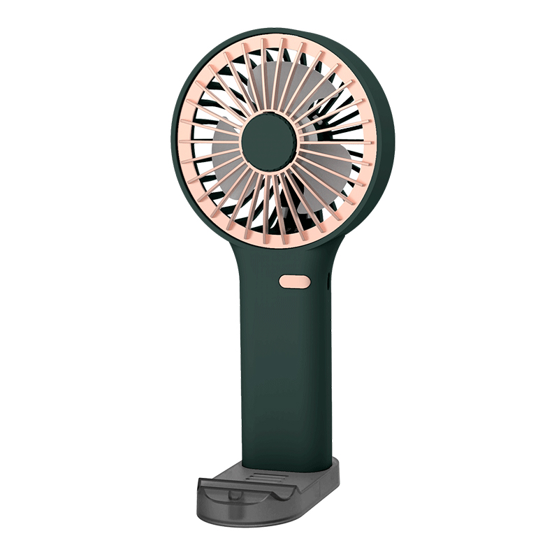 

3-in-1 Mosquito Repellent Phone Holder Mini Handheld USB Charging Fan Adjustable Wind Cooling Fan - Green
